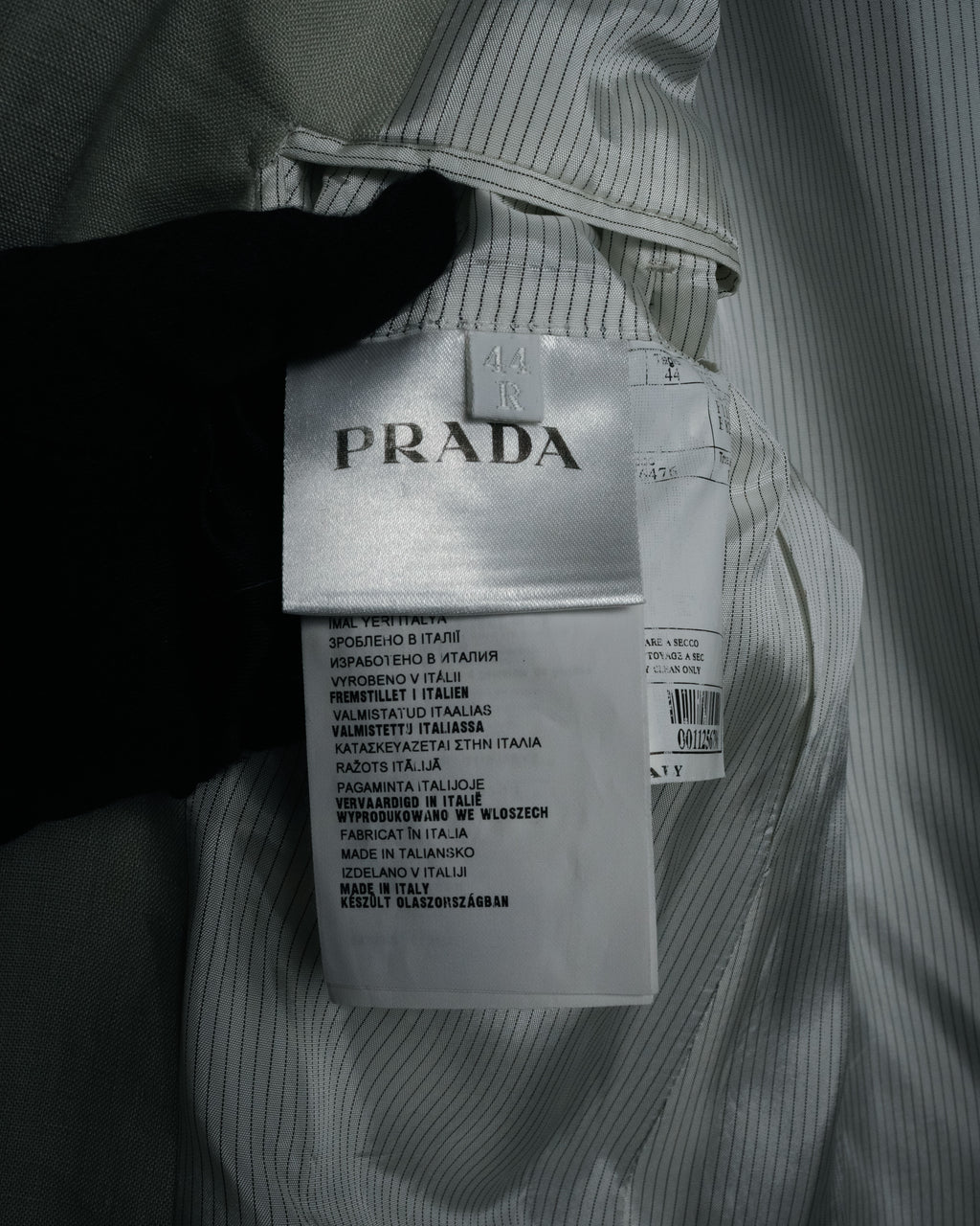 “PRADA” 10’s Linen tailored suit set