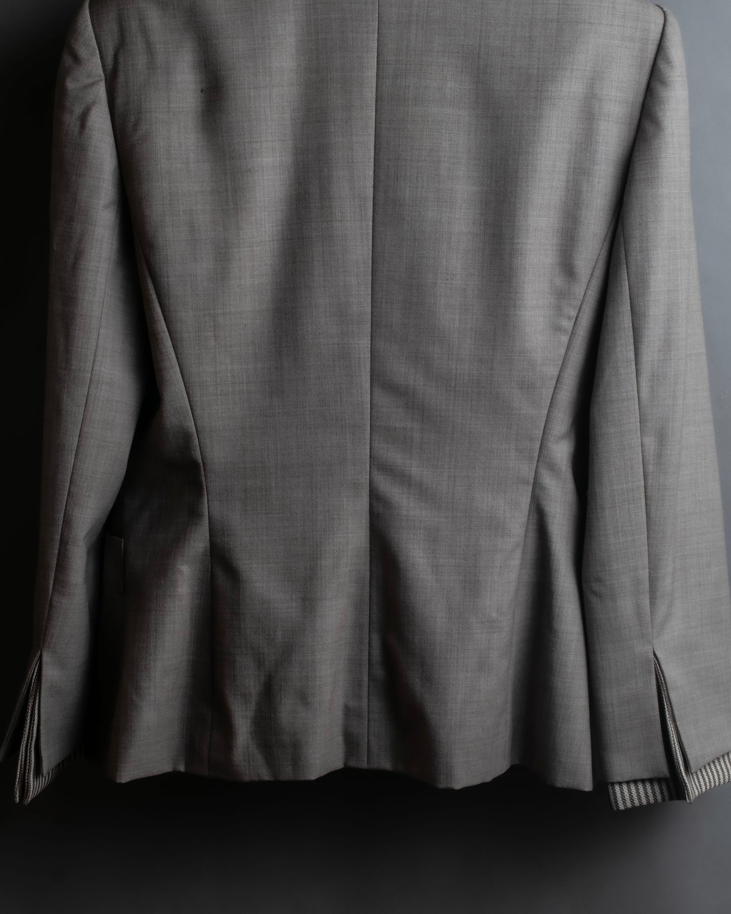 "Christian Dior" Double shawl collar design tailored jacket