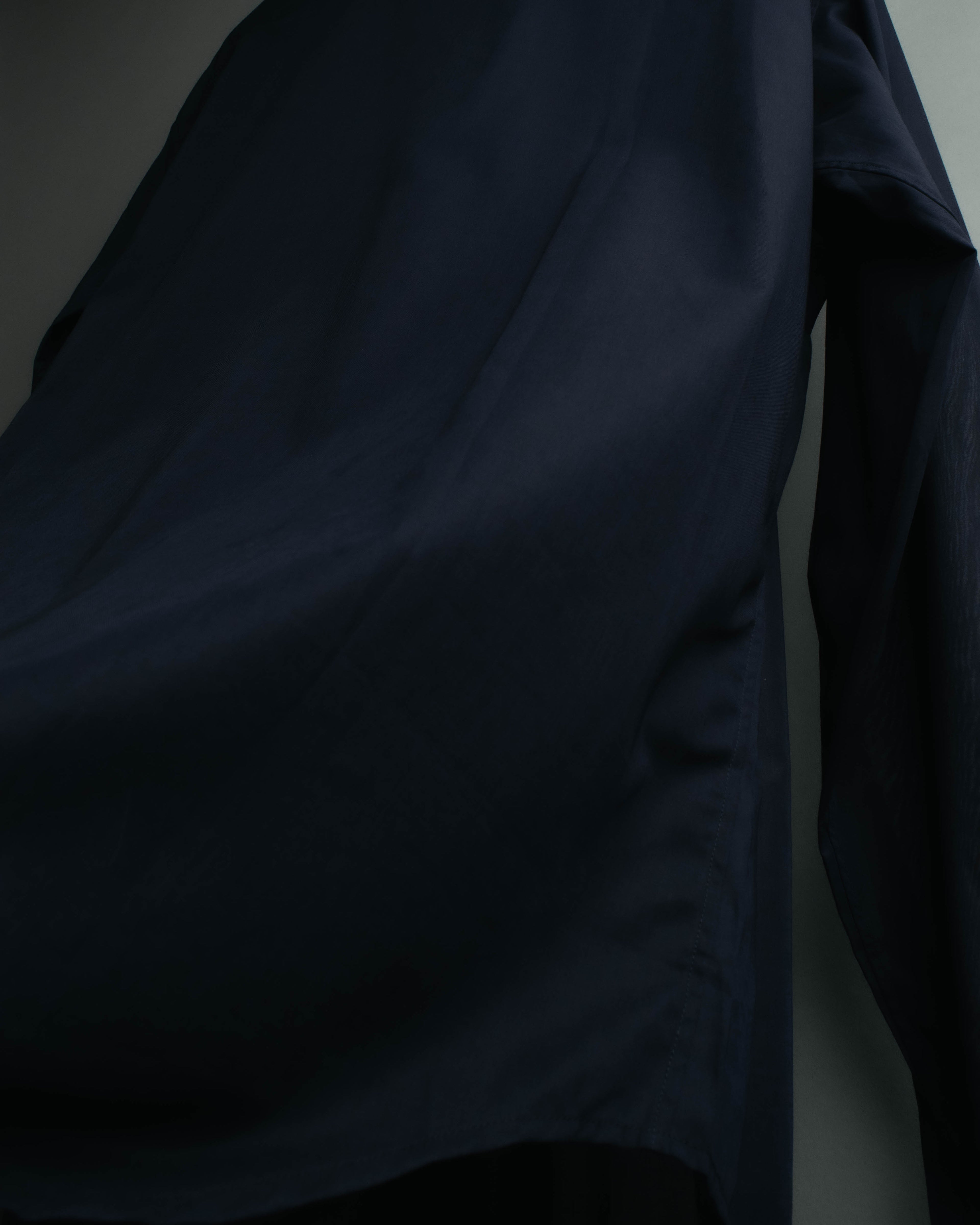 “Dior Homme” 00’s Sheer cotton concealed placket shirt