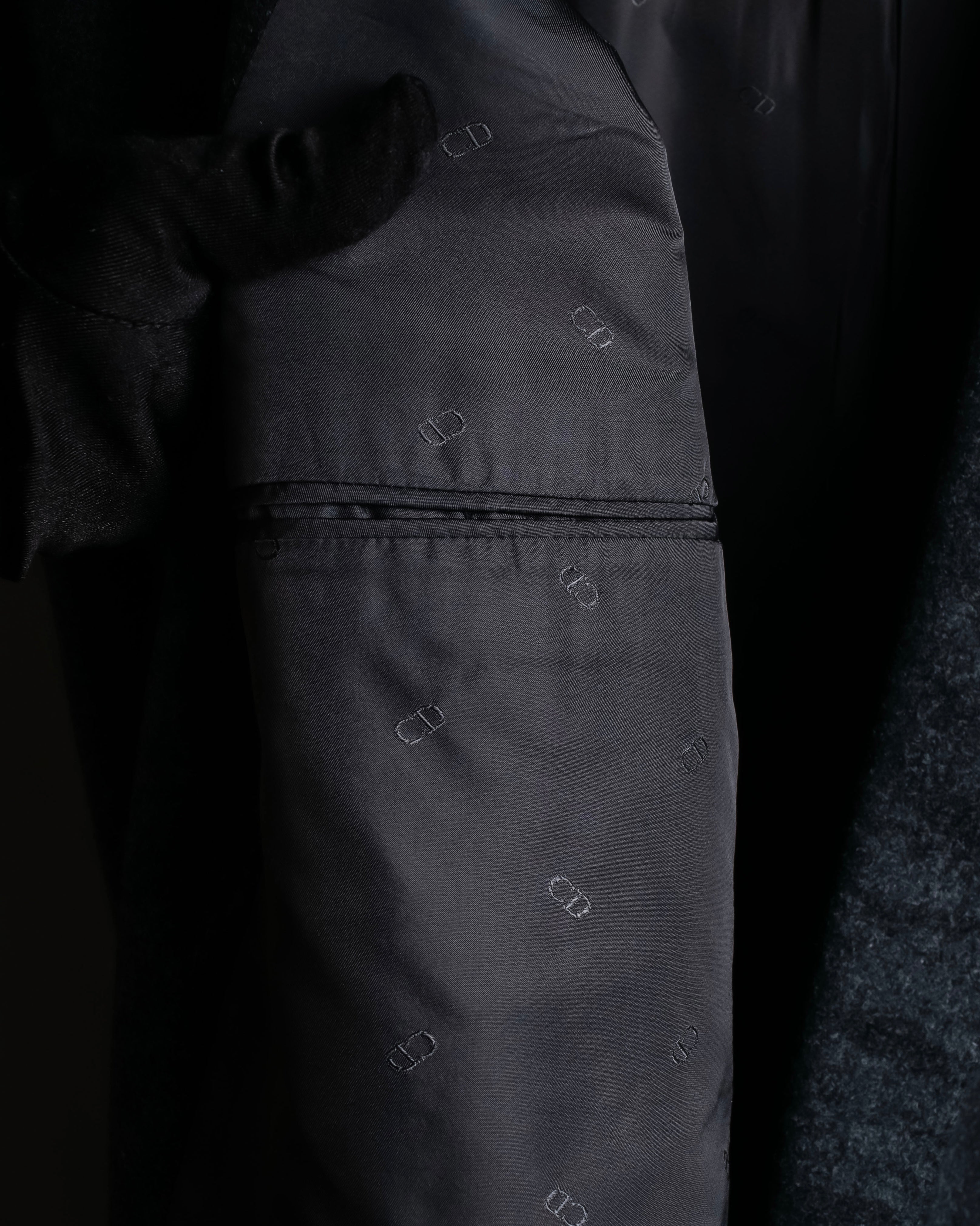 "Christian Dior" Peak dorapelle double-breasted blazer