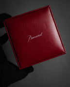 “Baccarat” 00’s Médicis crystal cabochon vermeil ring