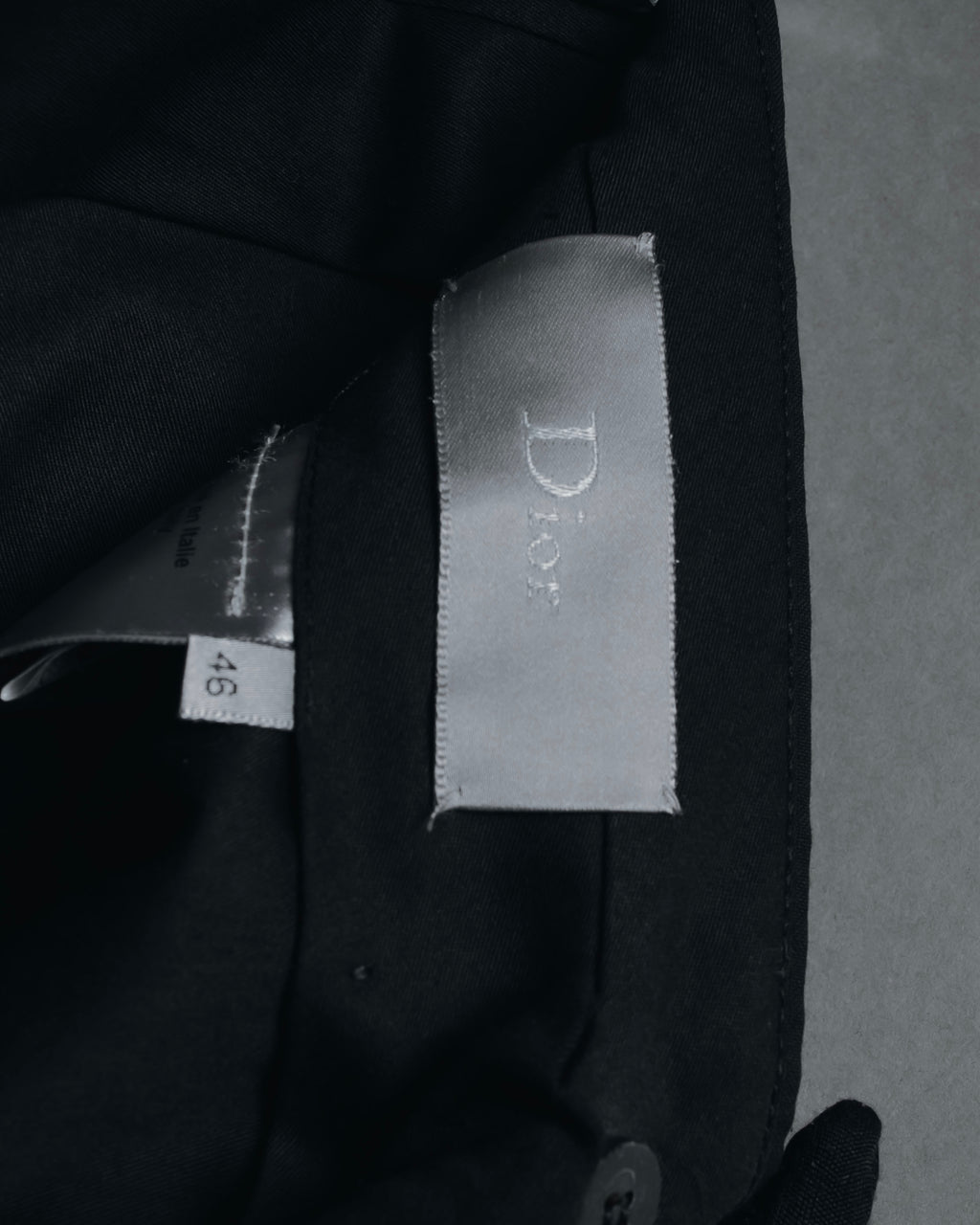 "Dior Homme" Chris Van Assche design satin lapel tuxedo set up