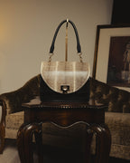 “Max Mara” Late 90’s-early 00’s exotic leather flap chain bag