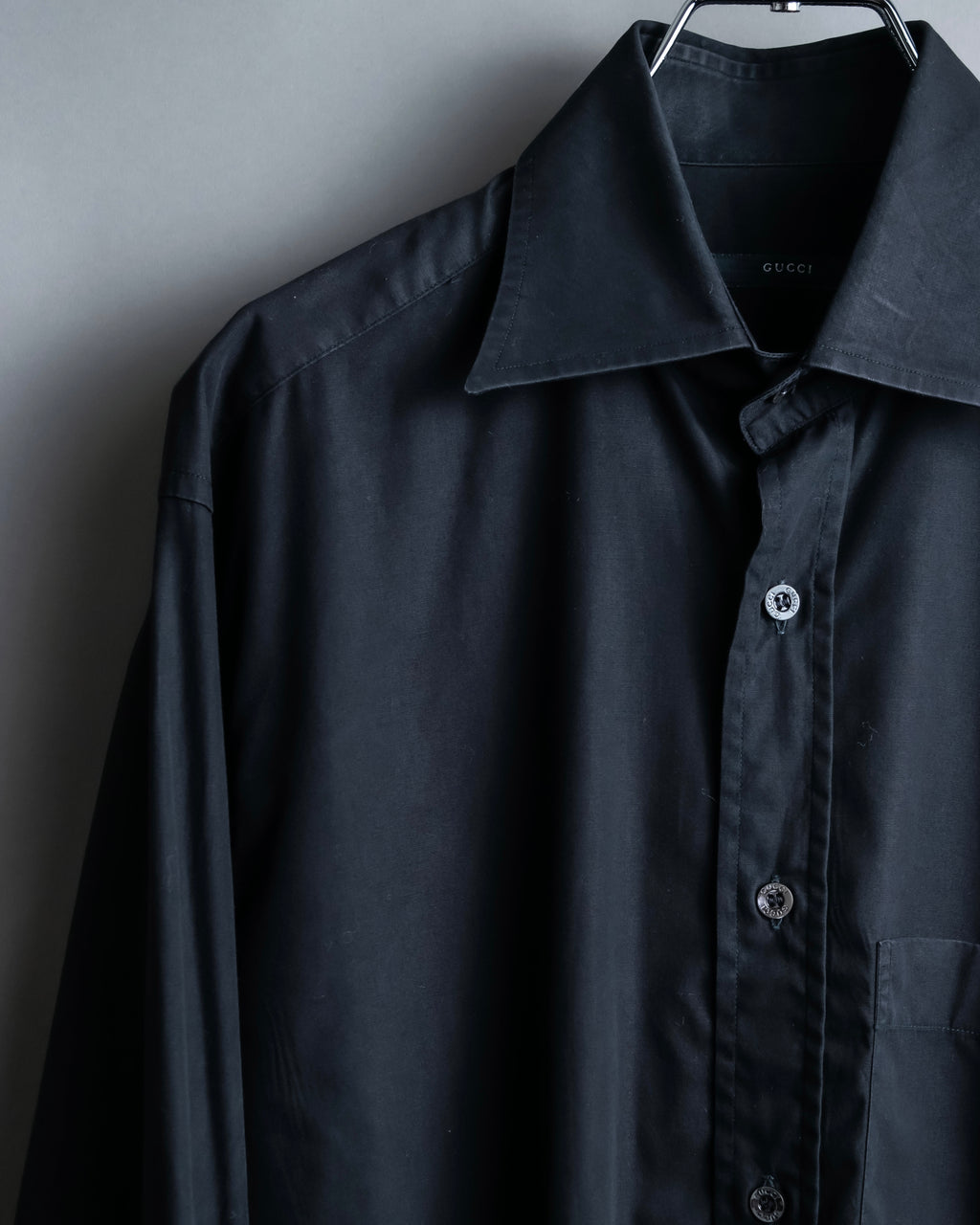"GUCCI" Horizontal collar oversized shirt