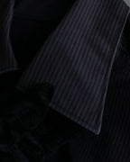 "GUCCI" Slightly glossy pinstripe oversized shirt