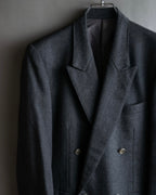 "Christian Dior" Metal button double-breasted tailored jacket