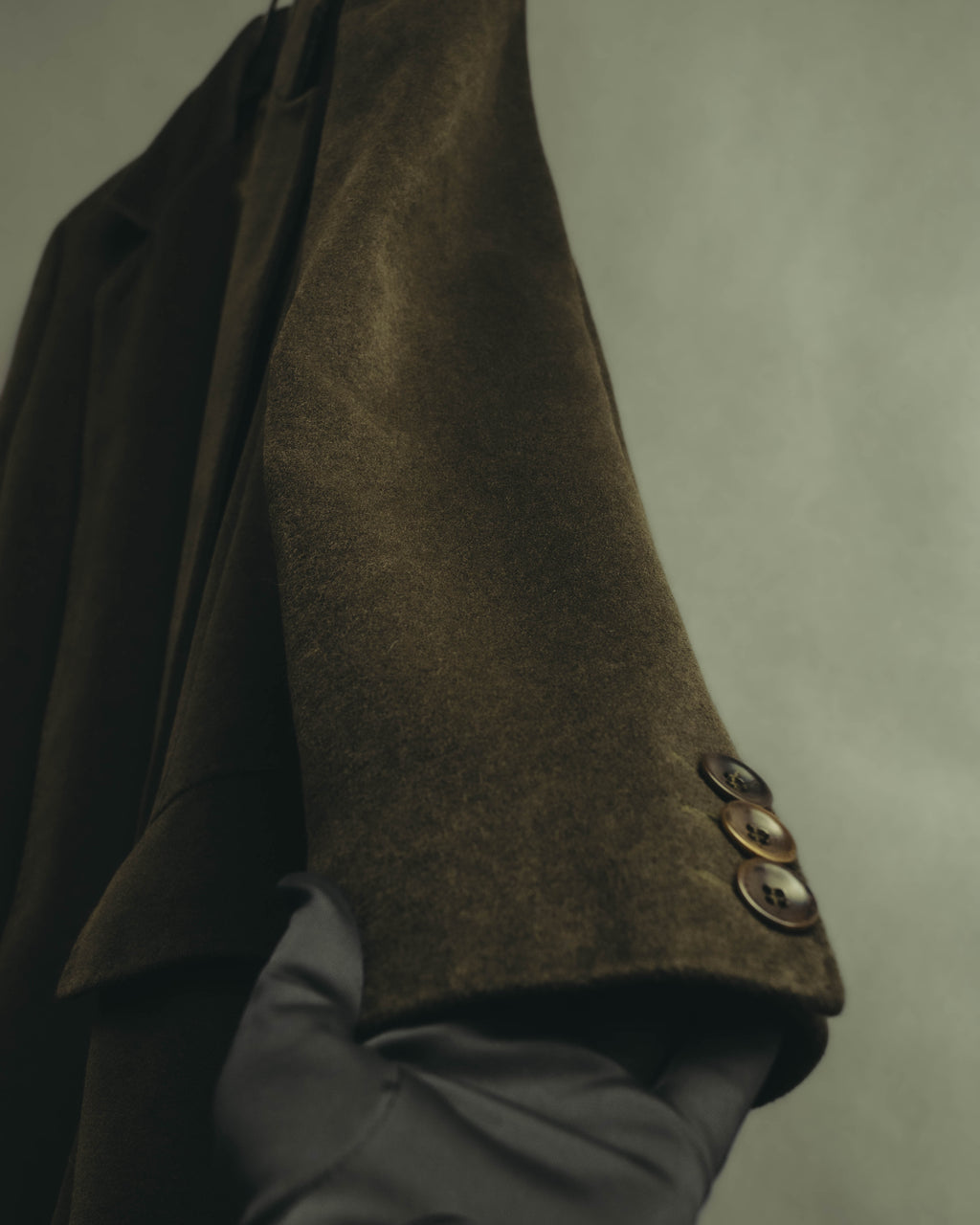 “Max Mara” 00’s Belted angora blend long coat