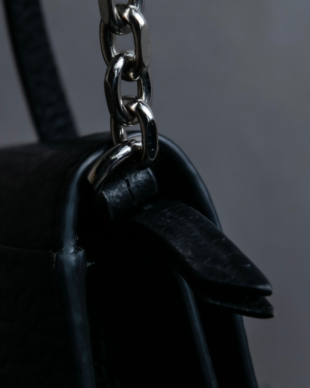 "MAISON MARGIELA" Calf leather chain shoulder wallet bag