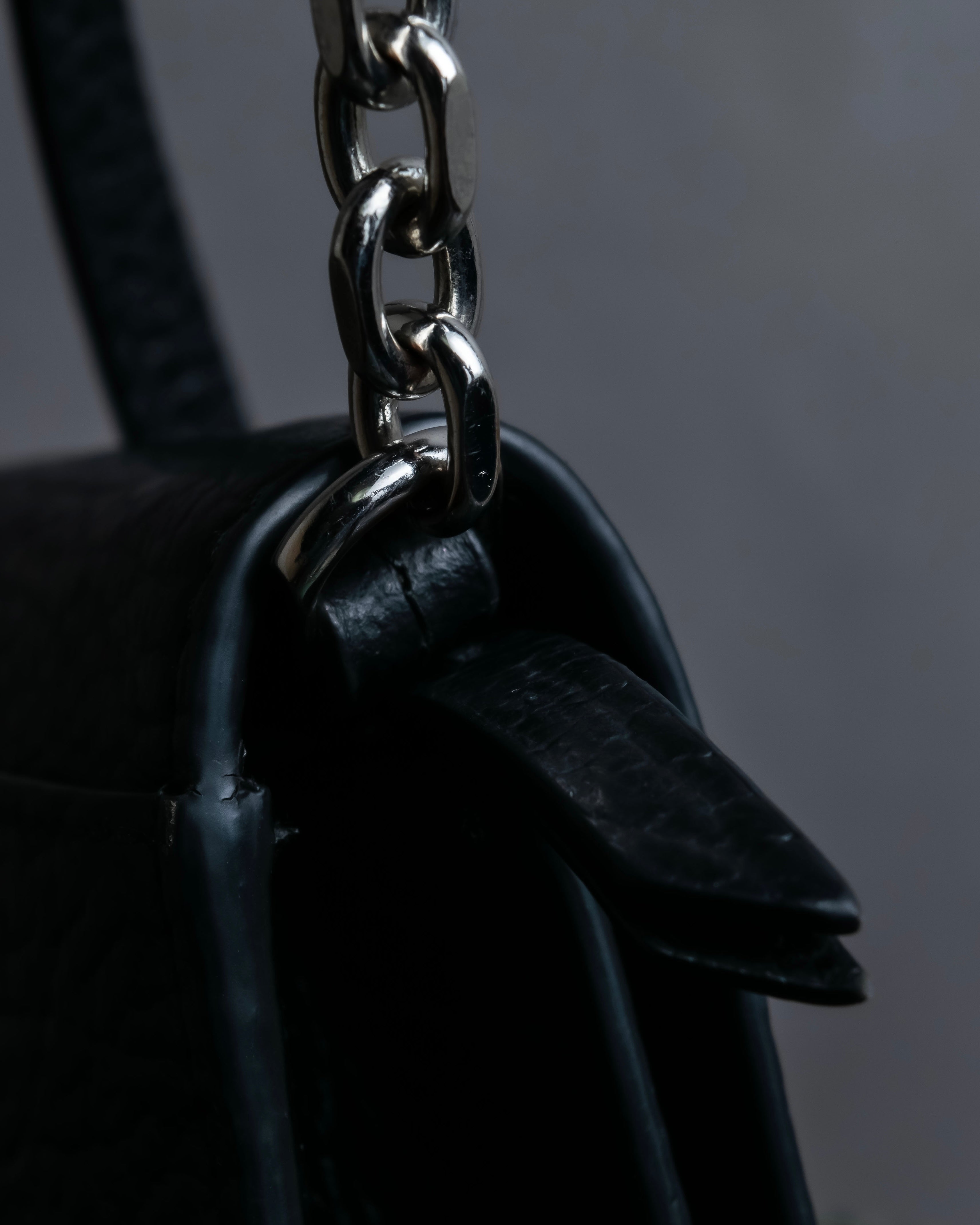 "MAISON MARGIELA" Calf leather chain shoulder wallet bag