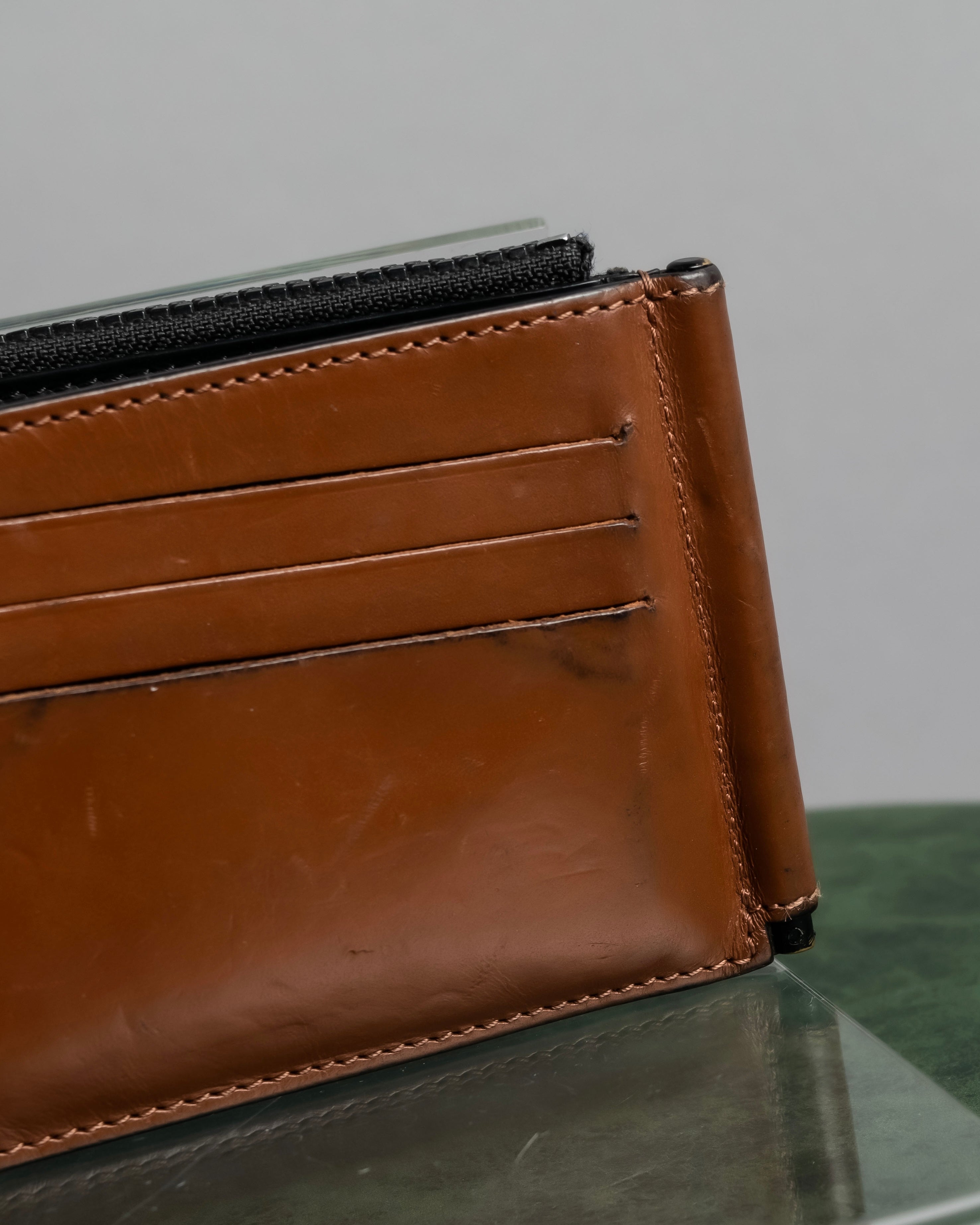 "MAISON MARGIELA" 4-tag design leather money clip