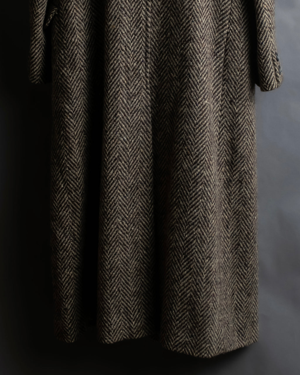 Vintage irish tweed long coat