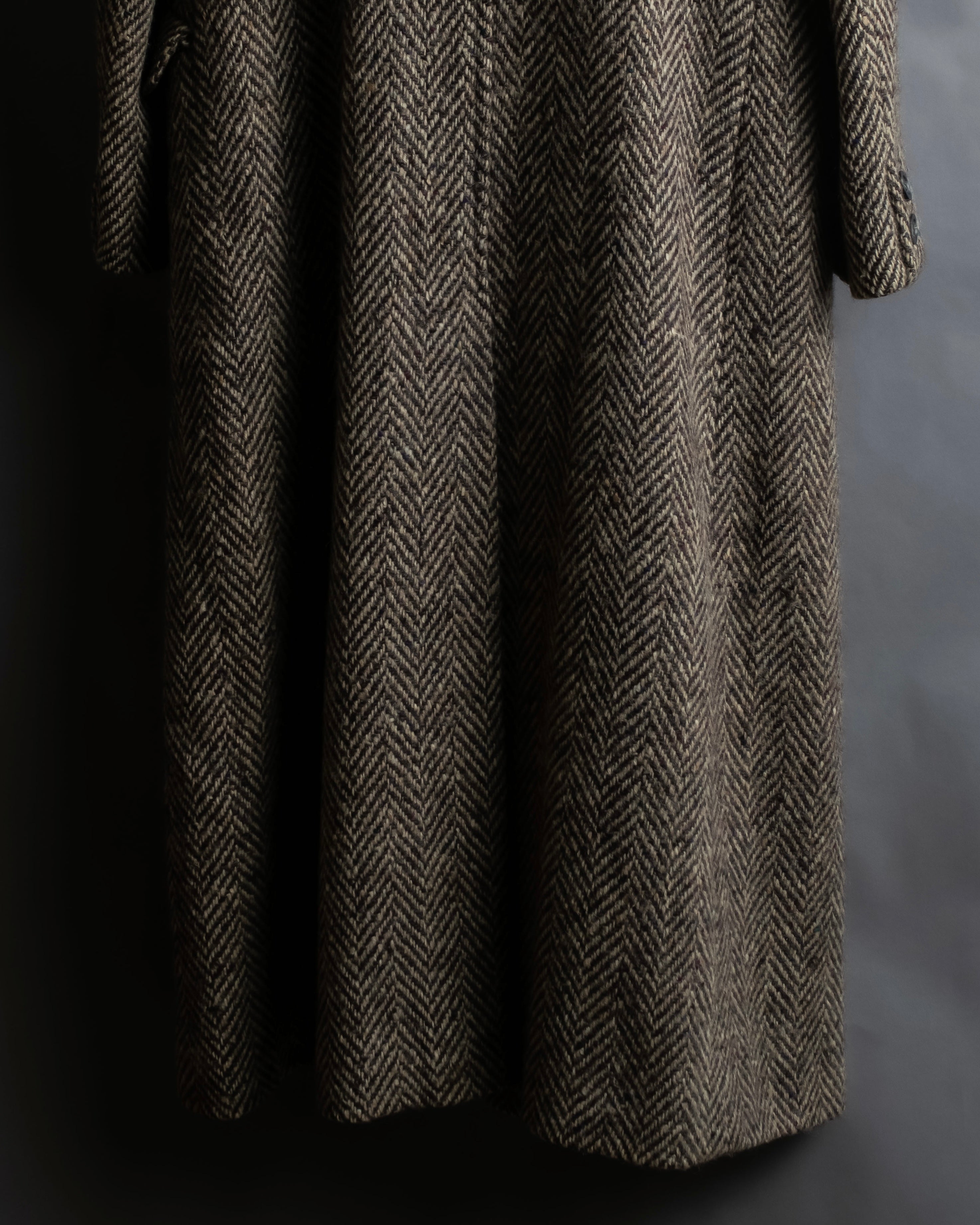 Vintage irish tweed long coat