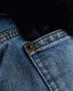 "JEAN PAUL GAULTIER JEANS" Beautiful fade button fly straight denim