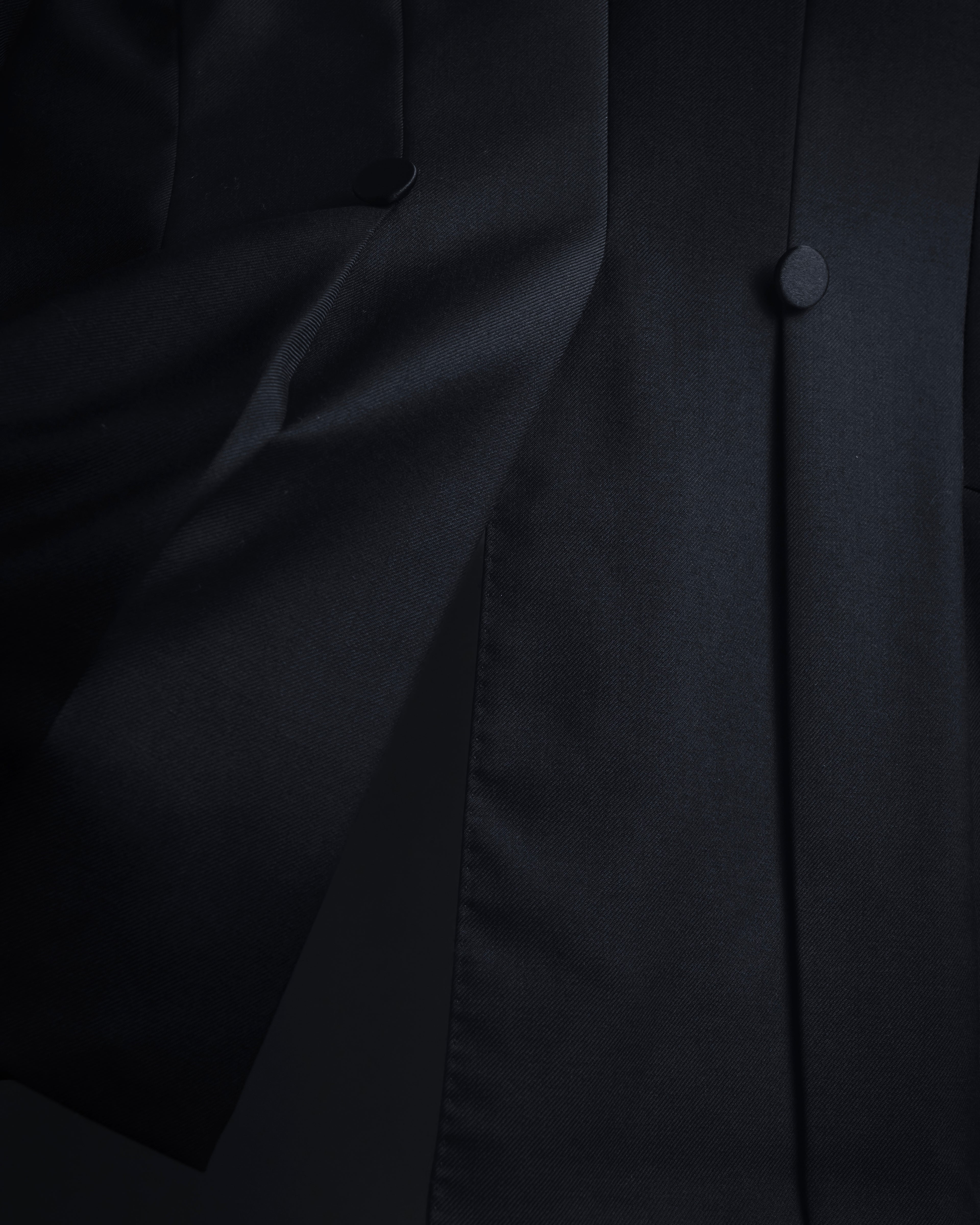 "Saint Laurent Paris" Modern tailcoat design jacket