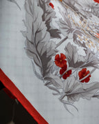 "Christian Dior" Various floral silk scarf