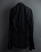 "Dolce & Gabbana" Logo embroidered tie design dress shirt