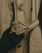 –SPECIAL– “BOTTEGA VENETA” 2020-21AW Sculptural cape-sleeve belted trench coat