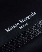 "MAISON MARGIELA" Check pattern gradient design chain shoulder leather wallet bag