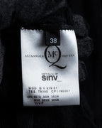 "MCQ Alexander McQueen" 06-10's Puffed sleeve gathered georgette long dress