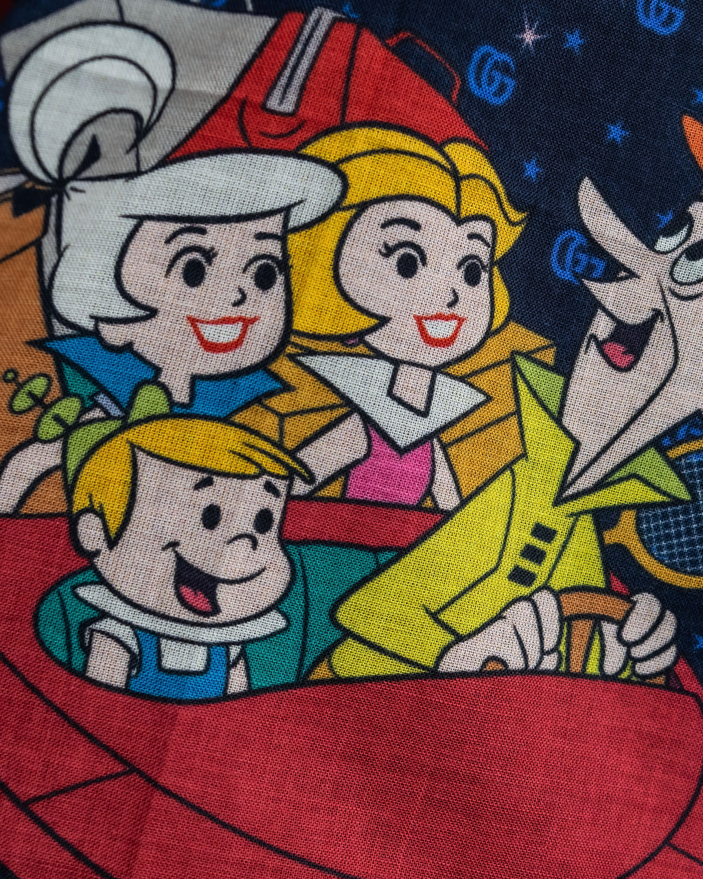 "GUCCI" Michele period Jetson collaboration silk scarf