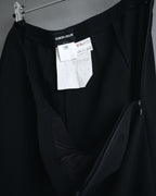 "GIORGIO ARMANI" 90’s Minimalist straight-leg virgin wool slacks