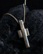 "GUCCI" Cross motif silver 925 necklace