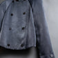 "GIORGIO ARMANI" Double breasted 2way collar design short jacket