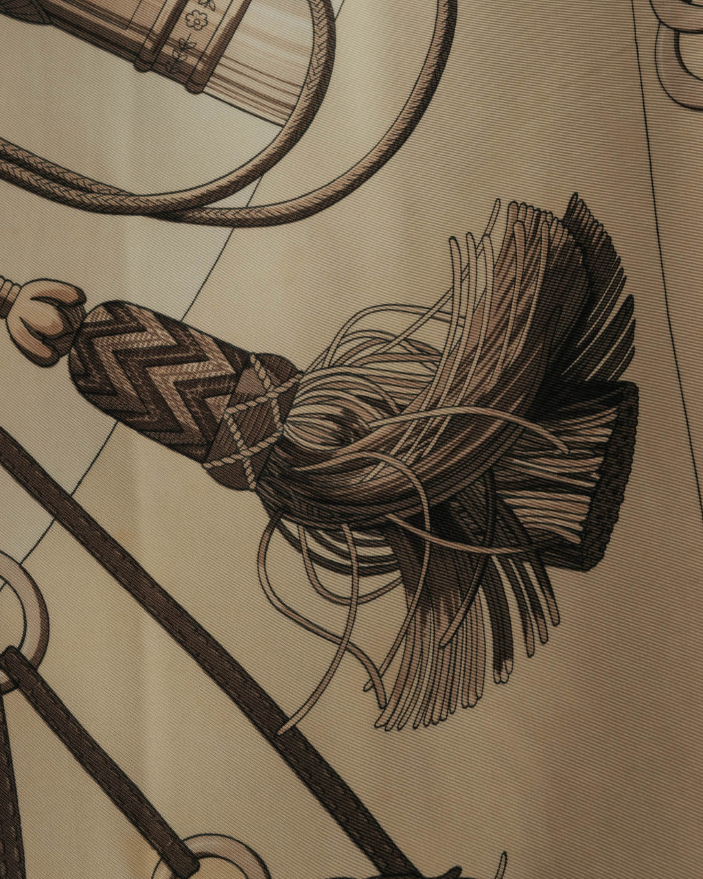 "Hermès" Cliquetis、J. Abadie silk scarf