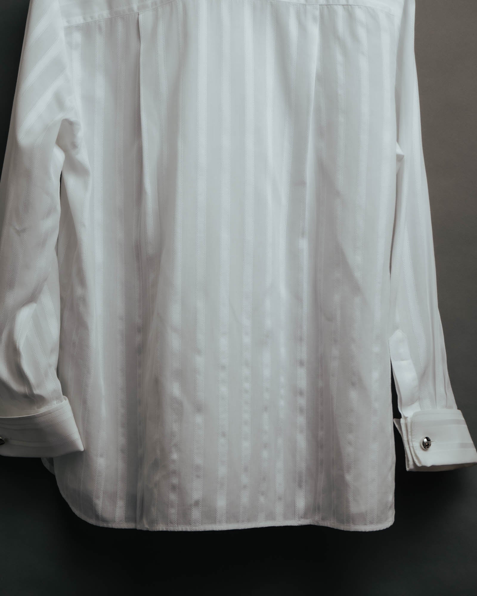 -SPECIAL- “CHANEL” 08 Cruise Collection Sheer cotton stand collar shirt