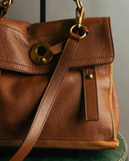 "Yves Saint Laurent" 00's-10's Structured leather shoulder bag