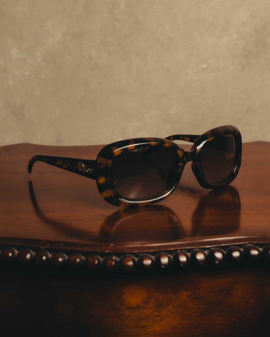 -SPECIAL- "Christian Dior" 90's Tortoiseshell oversized square sunglasses