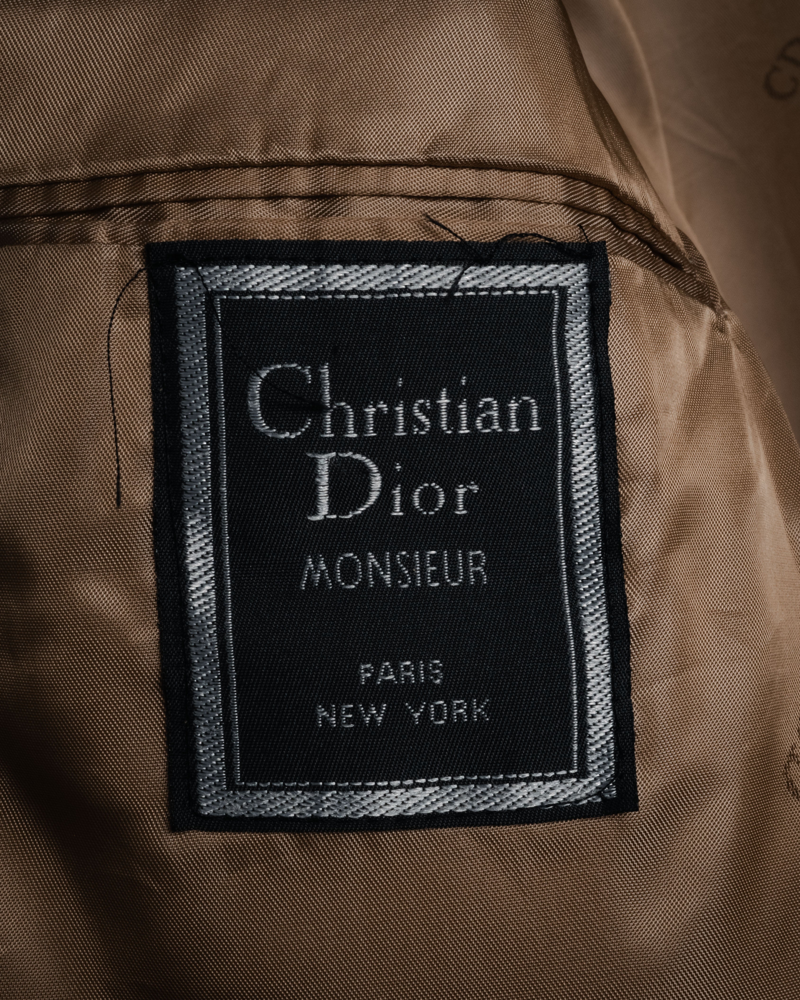 Christian Dior MONSIEUR” 80's-90's Suede tailored jacket – MOOD