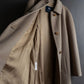 "BURBERRY" Angora mix mid length stand up collar coat