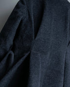 "RUIRUE BOUTIQUE" Shawl collar flare silhouette coat