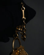 "Christian Dior" 80’s-90’s Miniature handbag motif gold charm