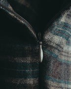 "BRUNELLO CUCINELLI" Late 90's-early 10's Soft wool plaid draped skirt