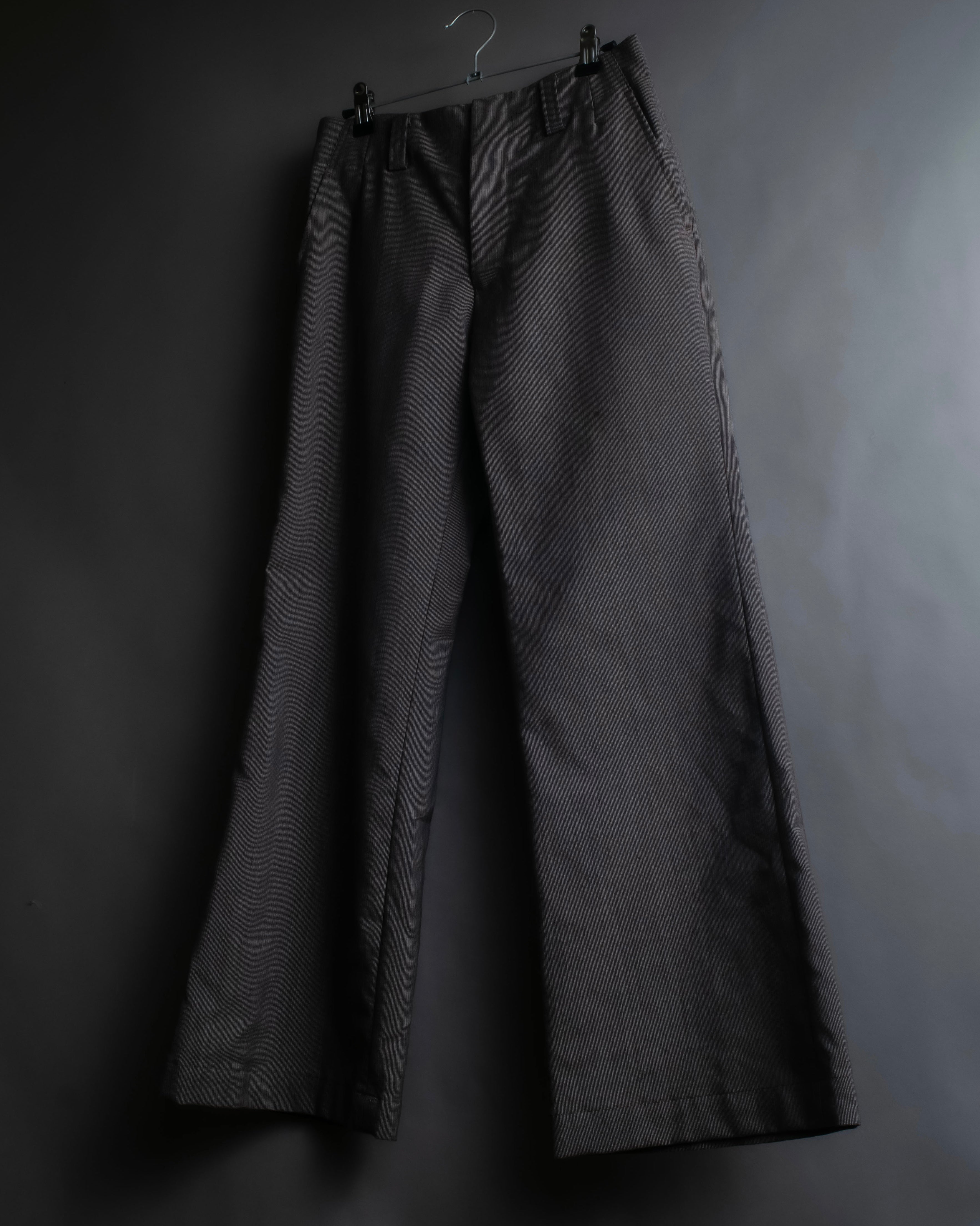 "JUNYA WATANABE COMME des GARCONS" Greige color wide flare slacks