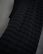 “Maison Martin Margiela” 2000’s Sheer shadow stripe long cardigan