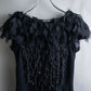 "BOTTEGA VENETA" Organza & fringe design sleeveless dress