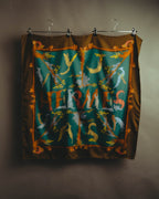 "Hermès" 90's Playful alphabet silk scarf