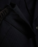 "YVES SAINT LAURENT" Classical tailoring shadow stripe pattern set up