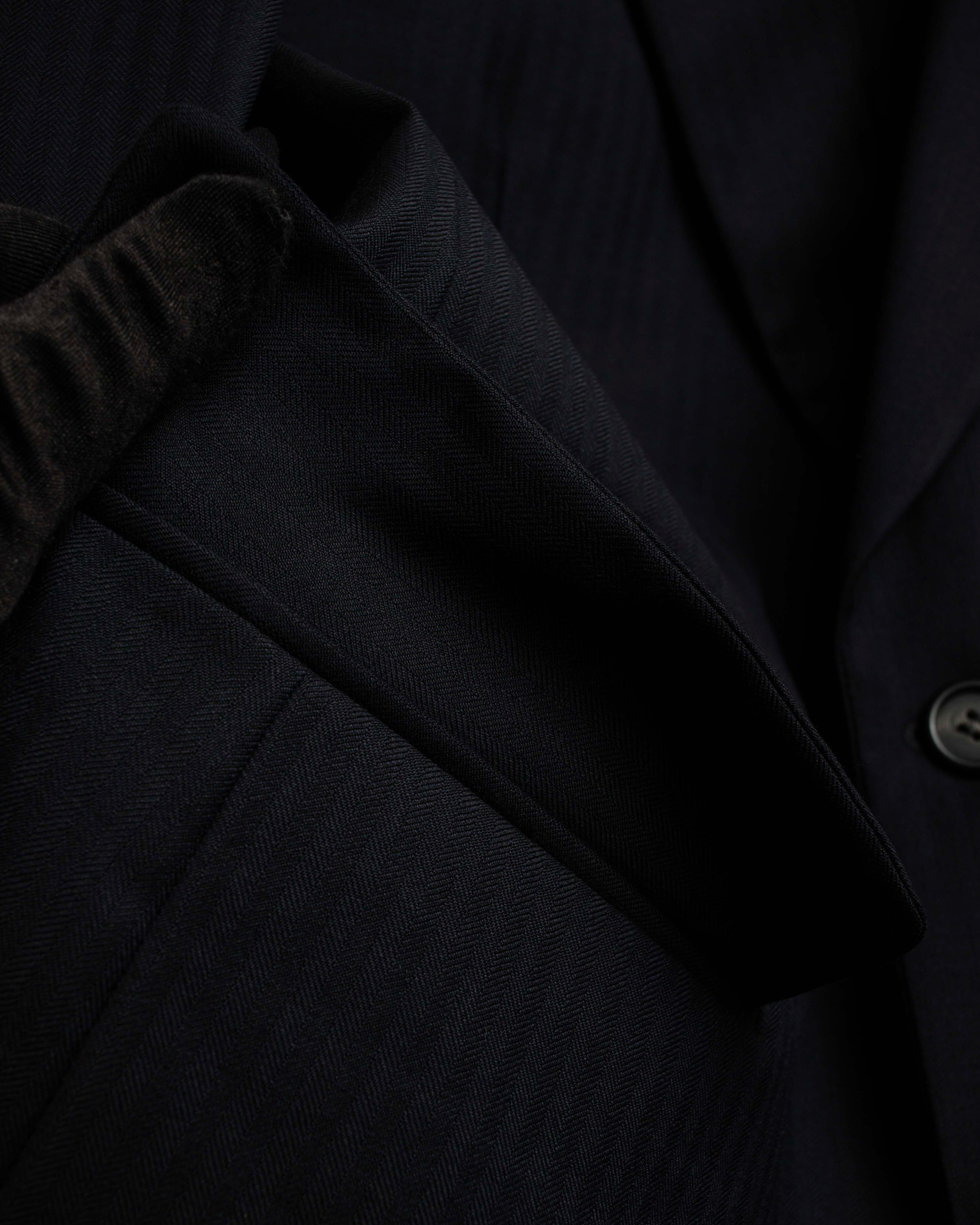 "YVES SAINT LAURENT" Classical tailoring shadow stripe pattern set up