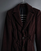 -SPECIAL- "JEAN PAUL GAULTIER"
 1990's-00's Gathered tuck shape design long coat