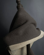 "Vivienne Westwood" Logo engraved wool long muffler