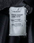 "GIANFRANCO FERRE" Multiple button sequences shaped long coat