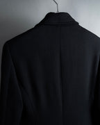 "GIANFRANCO FERRE" Multiple button sequences shaped long coat