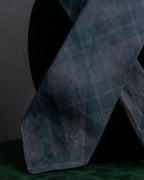 "COMME des GARCONS HOMME" Argyle check sheer necktie