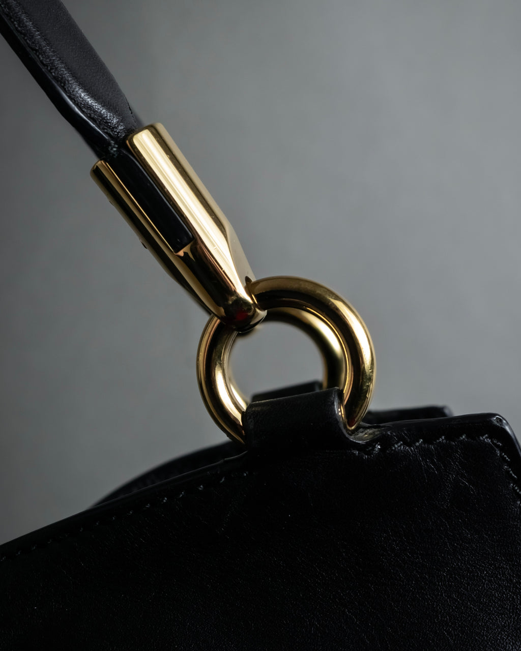 "Salvatore Ferragamo" Vertical gancini drawstring hobo bag