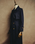 "CELINE" 70's-90's Classic belted trench coat