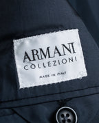 "ARMANI COLLEZIONI" Herringbone weave classical detail set up